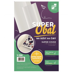 Obal na sešity A4 silný 150mic Superobal 1ks /o