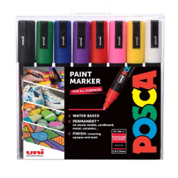 Sada popisovačů akrylový 1,8 - 2,5 mm POSCA PC-5M /E