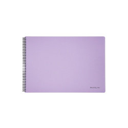 Blok kreslící A4 190 g/m2 40 listů spirála Twin wire PASTELINi fialový