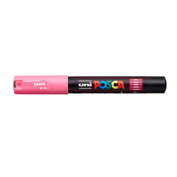 Popisovač akrylový 0 - 7 - 1mm PC-1M uni Posca růžový
