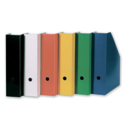 Stojan na spisy HIT 7,5x25,5x32,5 cm žlutý