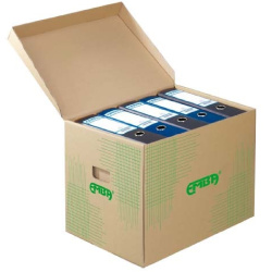 Archivační kontejner 42,5x33x30cm Emba UB3 přírodní hnědá