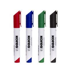 Popisovač stíratelný K-Marker 3,00mm kulatý hrot sada 4ks