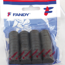 Magnet 25mm/20ks černý