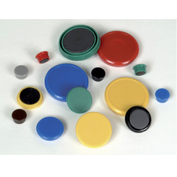 Magnet 24mm/10ks červené