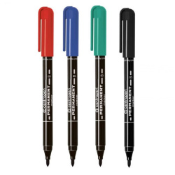 Popisovač permanentní Centropen 2836 sada 4ks /E