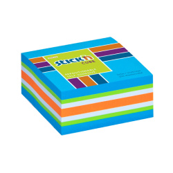 Bloček samol. 51x51/250 modré neon.barvy