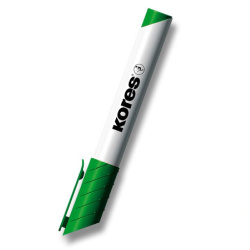 Popisovač stíratelný 3,0mm K-Marker zkosený hrot zelený