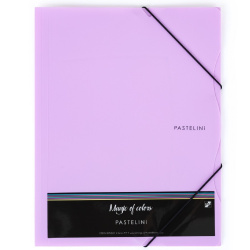 Mapy s gumou A4 Pastelini fialová