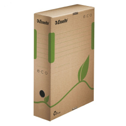 Archivační box hřbet 8cm Esselte ECO hnědá/E