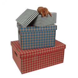 Archivační krabice 44x32x20cm EMBA červená A3 balení 2ks/cena za 1ks/E