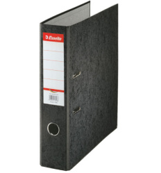 Pořadač A4 7,5cm páka Esselte přešpán černá/E