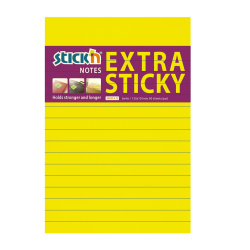 Bloček samol.Hopax Extra Sticky 101x150mm 90l neon žlutý/E