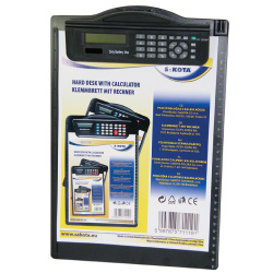 Desky s klipem jednodeska A4 + kalkulačka