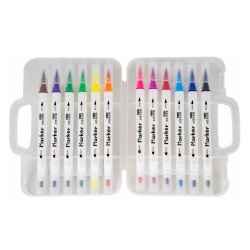 Popisovač permanentní oboustranný Bobdog sada 12ks