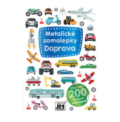 Kniha plná metalických samolepek - Doprava
