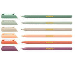 Kuličkové pero Kores Vintage style mix barev