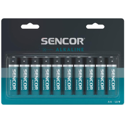 Baterie AA LR6 Sencor Alkaline 10ks