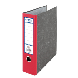 Pořadač A4 8 cm Emba papírový červený