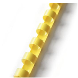 Krouž.hřbet 14mm žlutý
