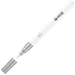 Popisovač permanentní olejový MemoBe Stříbrný /E