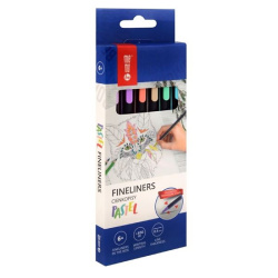 Linery MEMOBE 0,4mm sada 6 barev pastel/E