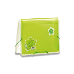 Mapa s gumou A4 rozšířená Poly Rock zelená /E