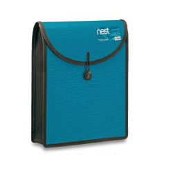 Aktovka na dokumenty A4 vrchní plnění modrá