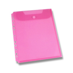 Desky s drukem euroděrování A4 FOLDERMATE horní plnění červené