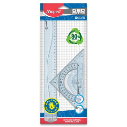 Pravítko rýsovací sada Maped pro leváky