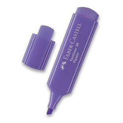 Zvýrazňovač Faber Castell pastel fialová