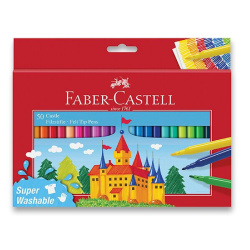 Fixy kulaté Faber-Castell 50 ks/E