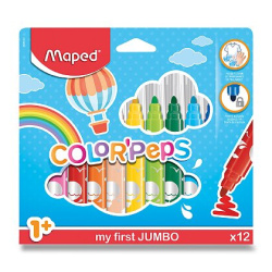 Fixy jumbo Maped Color'Peps 12 barev /E