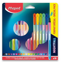 Fixy Maped Nightfall Teens 18 barev/E