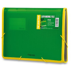 Desky s gumou 13 kapes A4 Foldermate Pop gear plus zelená/E