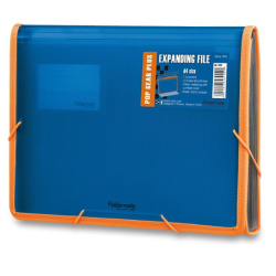 Desky s gumou 13 kapes A4 Foldermate Pop gear plus modrá