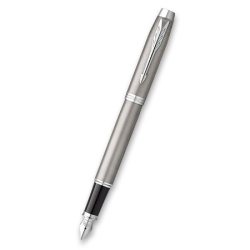 Parker Plnicí pero Essential Stainless Steel hrot F stříbrné