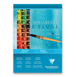 Blok A4 kreslící Aquarelle Etival 220g 10listů/E