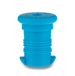 Zátka na zdravou lahev modrá fluo