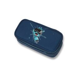 Penál Walker Graffiti hand Dark blue