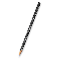 Tužka B č.1 grafitová F-C Sparkle perleť černá