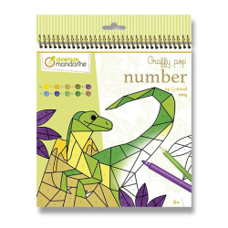 Omalovánky - Graffy pop number Dinosaurus