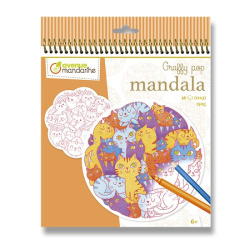 Omalovánky - Graffy Mandala Kočky