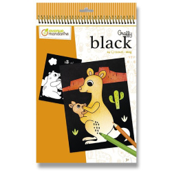 Omalovánky - Graffy black Zvířátka