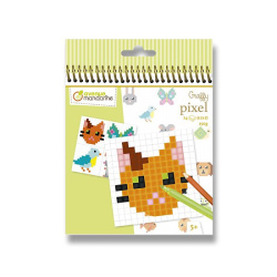 Omalovánky - Graffy pixel Domácí zvířátka