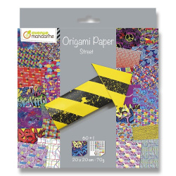 Origami - sada papírů 60listů 20x20 70g Street Art/E