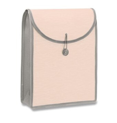 Aktovka na dokumenty A4 vrchní plnění Pastel růžová