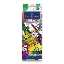 Popisovače Faber-CastellGoldfaber a. Dual Marker Graffiti 6 ks