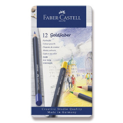 Pastelky Faber-Castell Goldfaber plechová krabička 12 ks /E