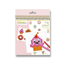 Omalovánky - Graffy pixel Kawai sladkosti